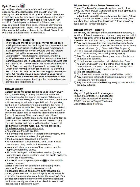 Blown Away Rules - Hoth Image